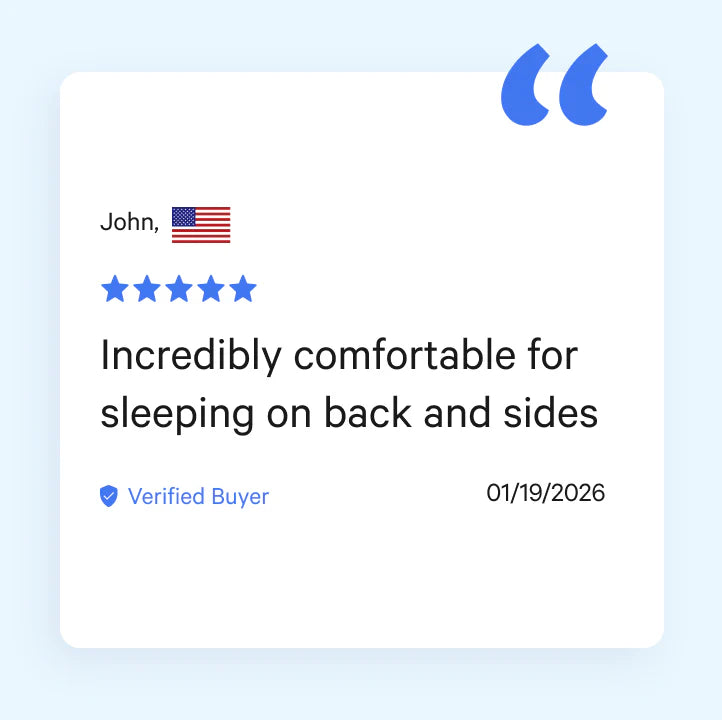 PureRest Neck Support Pillow | Premium Memory Foam