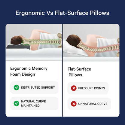 PureRest Neck Support Pillow | Premium Memory Foam